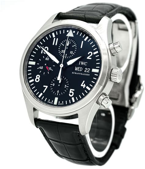 iwc fliegerchronograph automatik|IWC Schaffhausen Fliegeruhr Chronograph Automatik Stahl for .